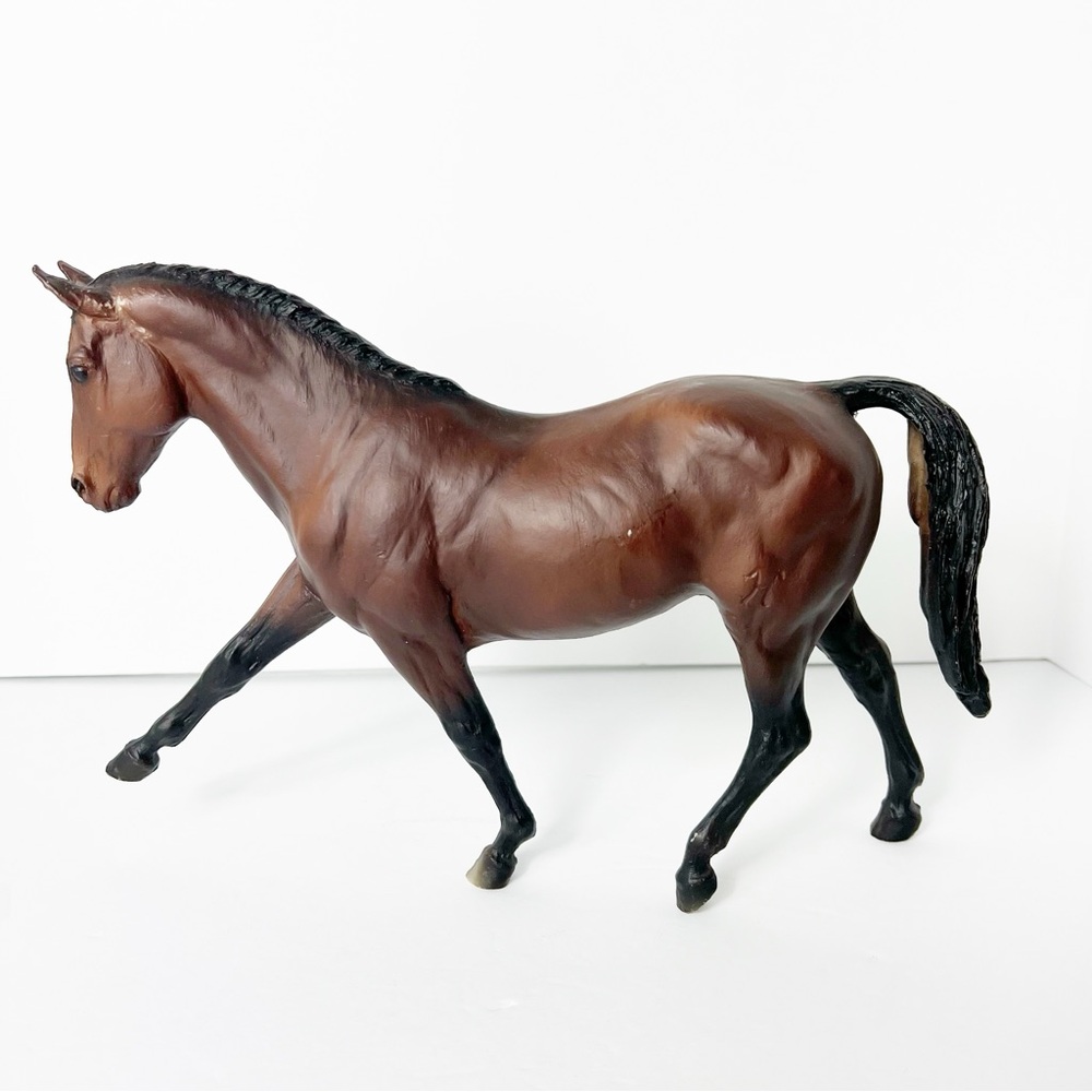 Vintage Breyer # 58 Hanoverian Dark Bay Dressage Horse 1980 - 1984